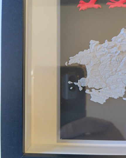 Welsh Map - topographical extreme detail