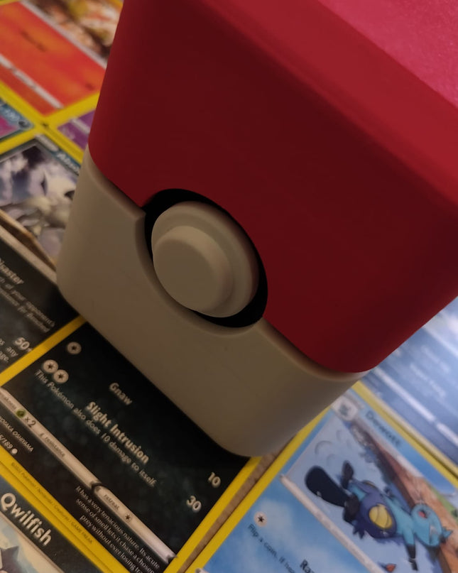 Card 300+ Holder homemade – Red white black Edition (Holds 300+ Cards)