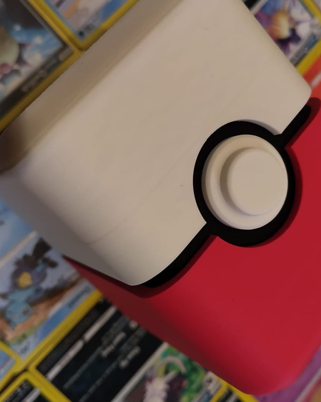 Card 300+ Holder homemade – Red white black Edition (Holds 300+ Cards)