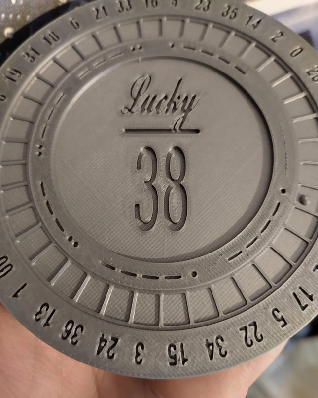 Fallout Platinum chip XL - lucky 38