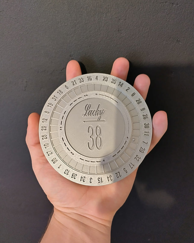 Fallout Platinum chip XL - lucky 38