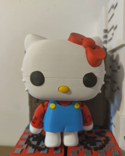 Kitty flexy toy - 3D printed homemade