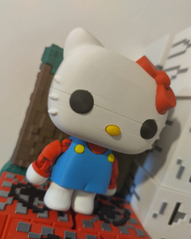 Kitty flexy toy - 3D printed homemade