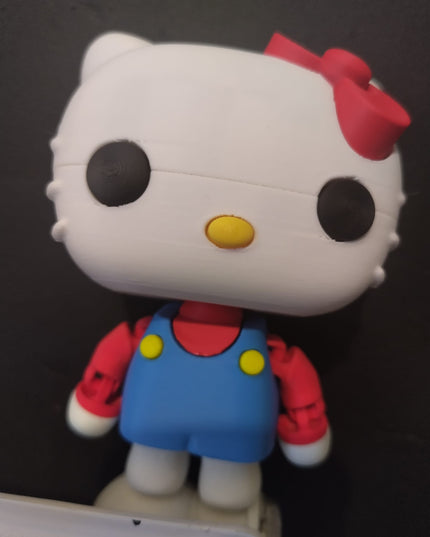 Kitty flexy toy - 3D printed homemade