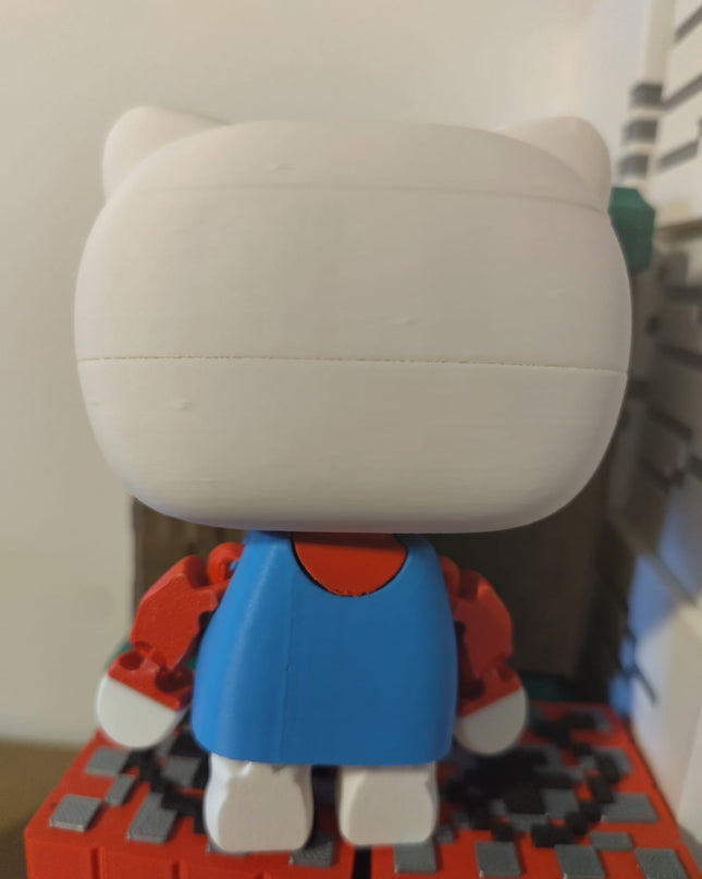 Kitty flexy toy - 3D printed homemade