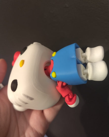 Kitty flexy toy - 3D printed homemade