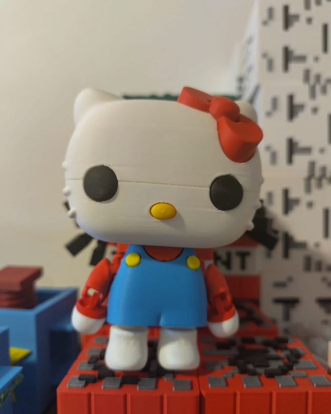 Kitty flexy toy - 3D printed homemade