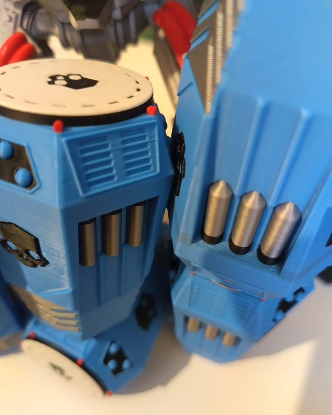 Helldivers Hellpod illuminate Blue theme