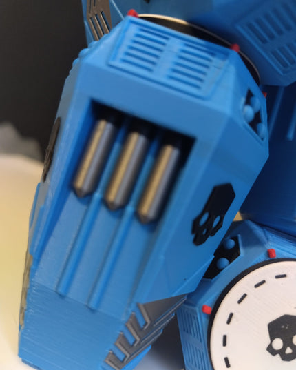 Helldivers Hellpod illuminate Blue theme