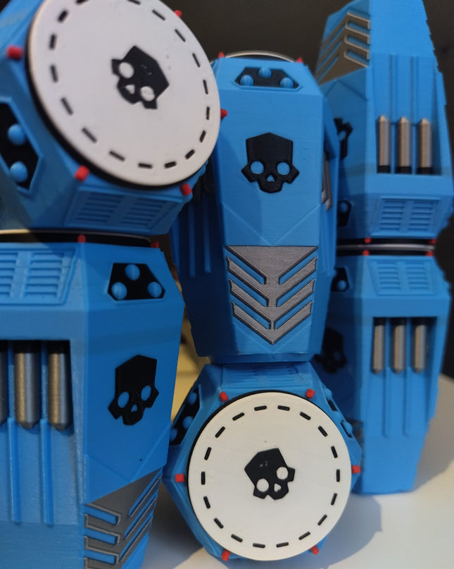 Helldivers Hellpod illuminate Blue theme