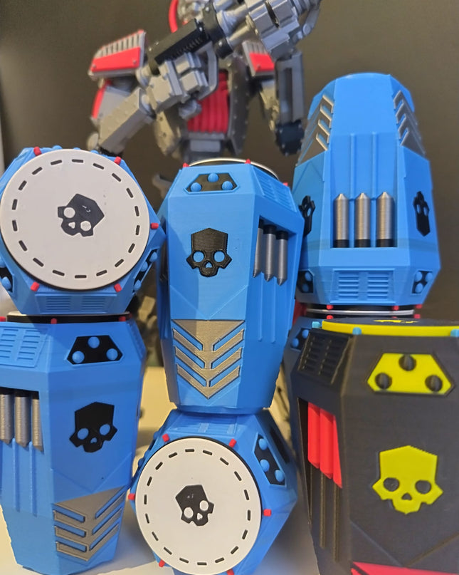 Helldivers Hellpod illuminate Blue theme