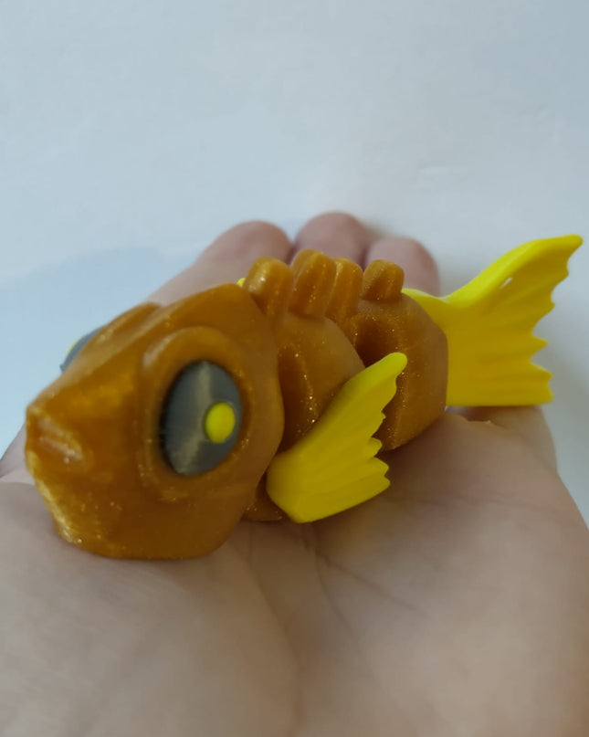 Glitterfin - Flexi Toy goldfish