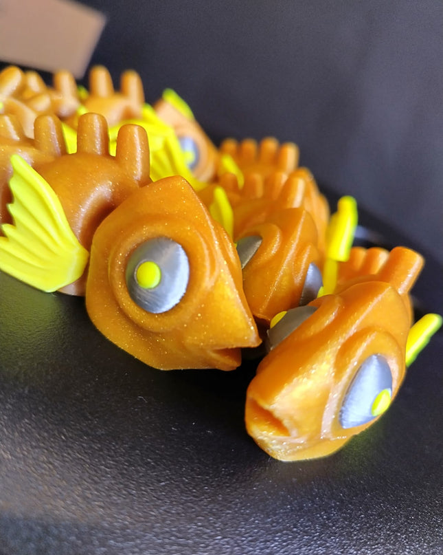 Glitterfin - Flexi Toy goldfish