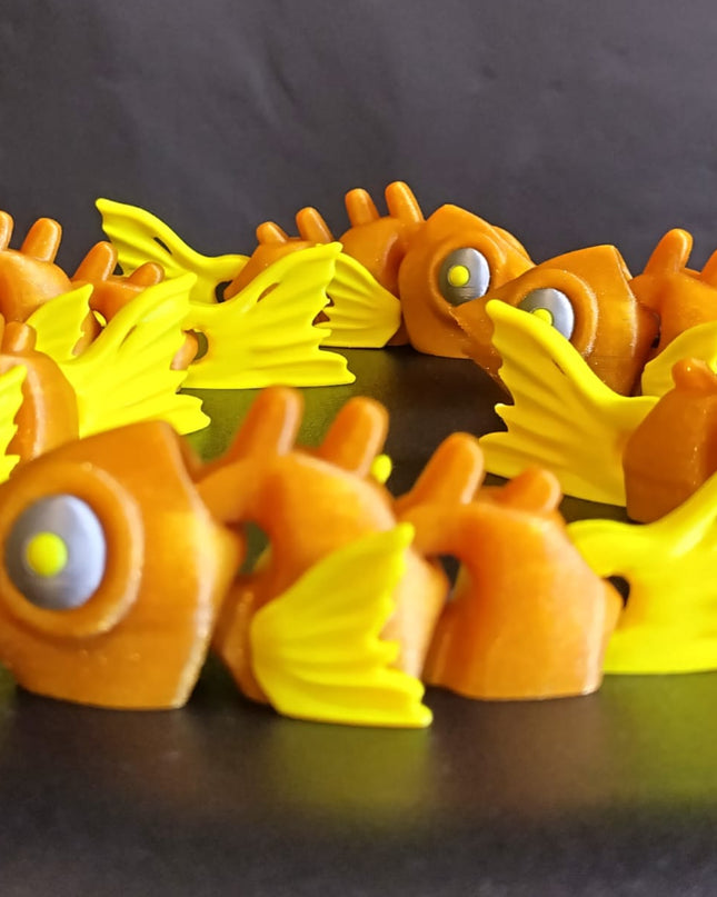 Glitterfin - Flexi Toy goldfish