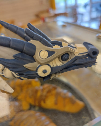 Flexi mech dragon - Navy frost theme