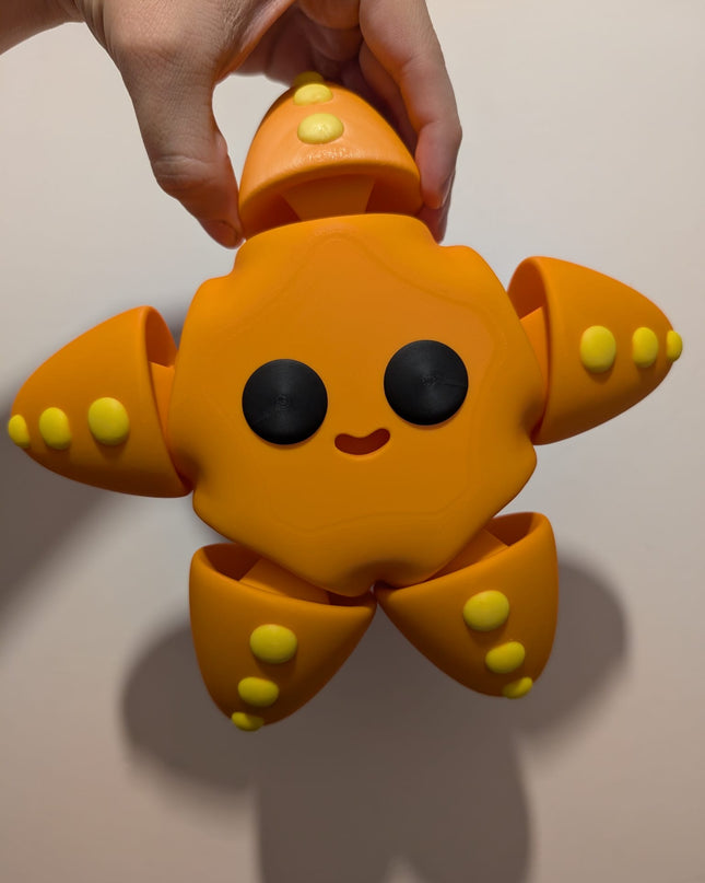 Starfish Toy / Decorative Toy Orange – Adorable Orange Starfish for Play or Display