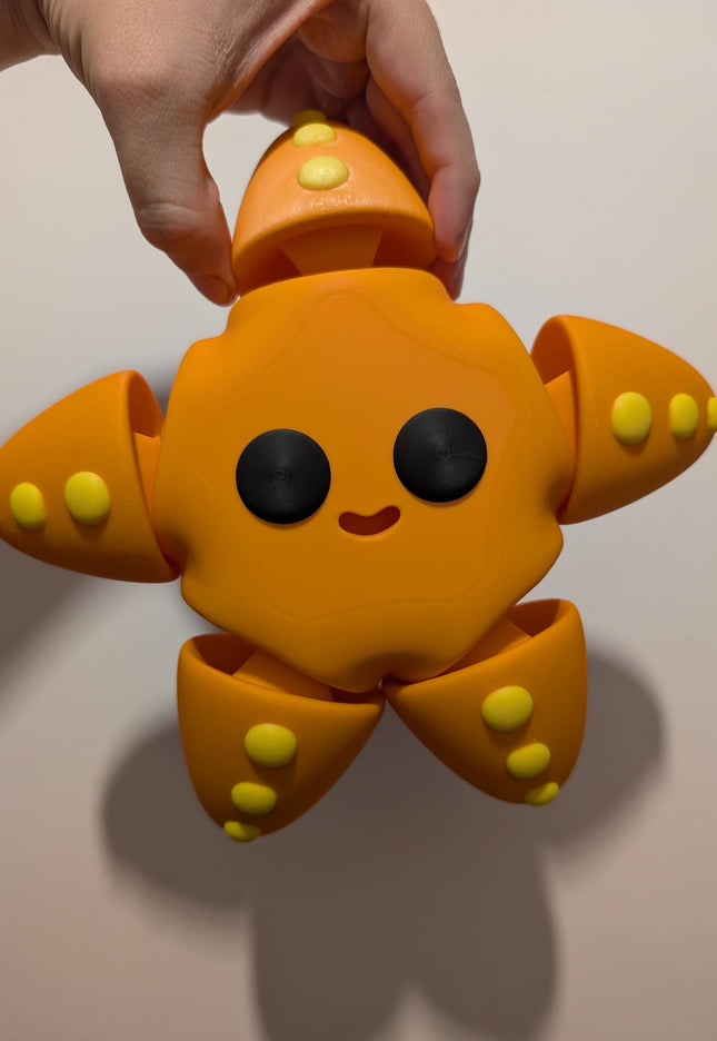 Starfish Toy / Decorative Toy Orange – Adorable Orange Starfish for Play or Display