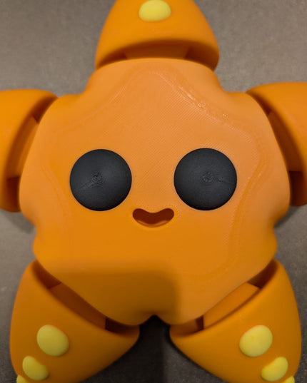 Starfish Toy / Decorative Toy Orange – Adorable Orange Starfish for Play or Display