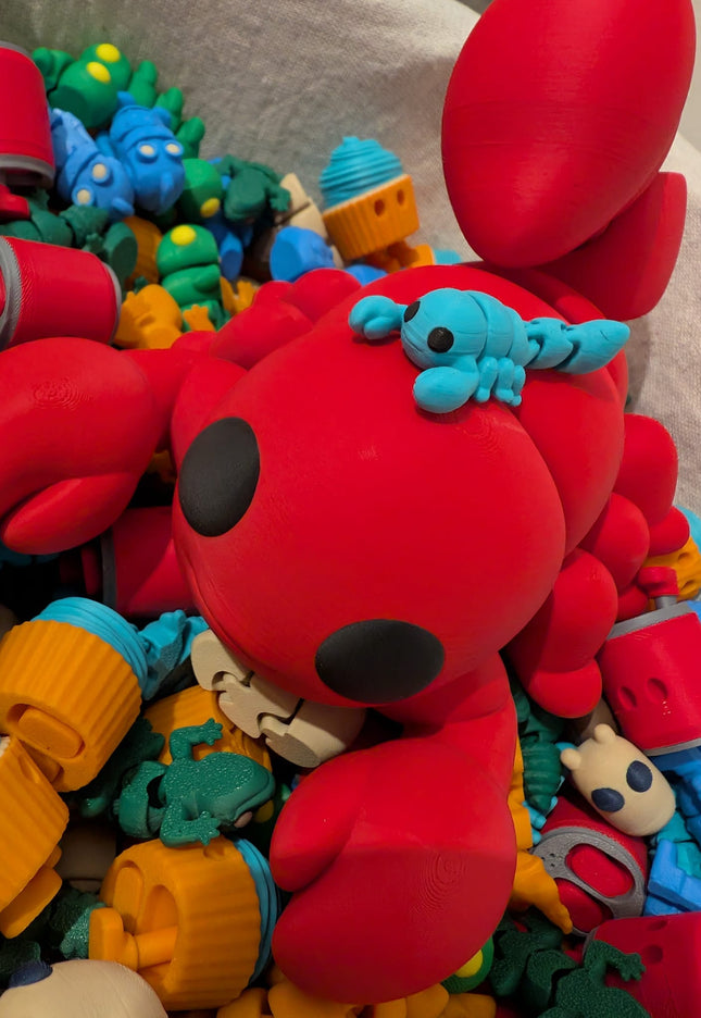 Scorpion Toy / Decorative Toy – Bold Red Scorpion for Play or Display