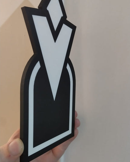 Skyrim Large quest marker - homemade Door sign
